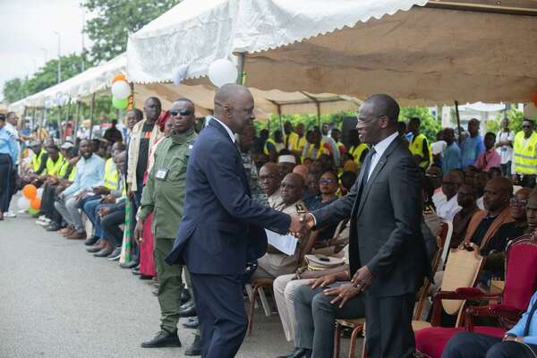 CEREMONIE DE LANCEMENT OFFICIEL DE L'OPÉRATION VACANCES SECURISEES 10 À BOUAKE